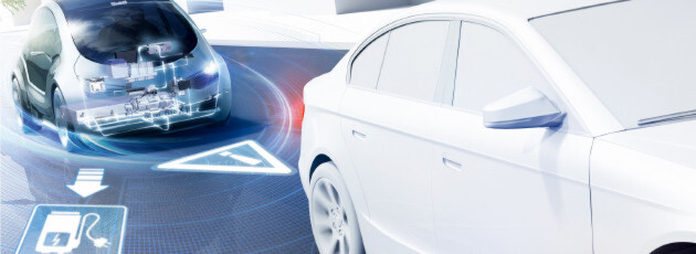 Die Vernetzung des Automobils: Das Fahrzeug der Zukunft wird permanent mit dem Internet, seiner Umgebung und anderen Fahrzeugen verbunden sein. Die Vernetzung des Automobils: Das Fahrzeug der Zukunft wird permanent mit dem Internet, seiner Umgebung und anderen Fahrzeugen verbunden sein.