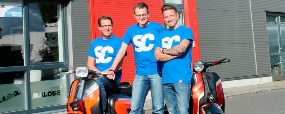 Uwe ten Eicken U(Mitte) mit Gründer und Geschäftsführer Oliver Kluger (re.) und Ulf Schröder (li.) Uwe ten Eicken U(Mitte) mit Gründer und Geschäftsführer Oliver Kluger (re.) und Ulf Schröder (li.)