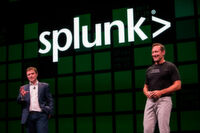 Welcome Keynote mit Splunk CEO und President Doug Merritt (rechts) und Michael Ibbitson, Executive Vice President, Technology & Infrastructure, Dubai Airports. Welcome Keynote mit Splunk CEO und President Doug Merritt (rechts) und Michael Ibbitson, Executive Vice President, Technology & Infrastructure, Dubai Airports.