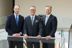 Turck schließt erste Akquisition ab: (v.l.) Christian Wolf, Ville Kauppinen und Antti Virkkunen haben die Mehrheitsübernahme des RFID-Lösungsanbieters Vilant Systems vorangetrieben. Turck schließt erste Akquisition ab: (v.l.) Christian Wolf, Ville Kauppinen und Antti Virkkunen haben die Mehrheitsübernahme des RFID-Lösungsanbieters Vilant Systems vorangetrieben.