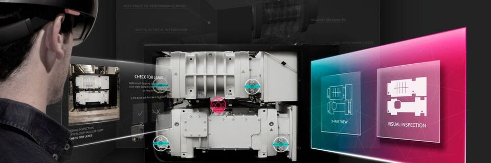 Beim Vakuumpumpenhersteller Leybold nutzt man konsequent die AR-Technologie. Beim Vakuumpumpenhersteller Leybold nutzt man konsequent die AR-Technologie.