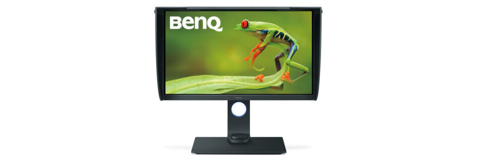 Der 27-Zoll-Monitor Benq SW271 liefert die 4K-Auflösung und unterstützt HDR10. Die Blendschutzhaube gehört zum Lieferumfang. Der 27-Zoll-Monitor Benq SW271 liefert die 4K-Auflösung und unterstützt HDR10. Die Blendschutzhaube gehört zum Lieferumfang.