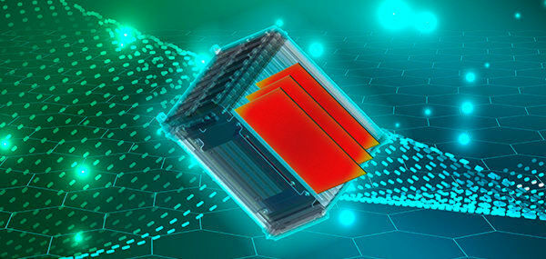 Mit dem Einsatz dünner und leichter Graphitfolien lassen sich Lebensdauer und Sicherheit von Lithium-Ionen-Batterien für die Automobilbranche optimieren. Mit dem Einsatz dünner und leichter Graphitfolien lassen sich Lebensdauer und Sicherheit von Lithium-Ionen-Batterien für die Automobilbranche optimieren.