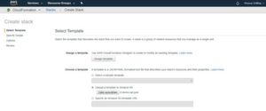 Ein bestehendes JSON-File lässt sich in AWS CloudFormation importieren. Ein bestehendes JSON-File lässt sich in AWS CloudFormation importieren.