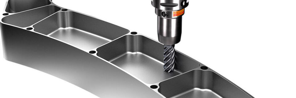 Die neuen HFS-Schaftfräser CoroMill Plura für ISO-S-Materialien von Sandvik Coromant eignen sich besonders für die Bearbeitung von Flugzeugbauteilen aus Titan- und Nickelbasislegierungen. Die neuen HFS-Schaftfräser CoroMill Plura für ISO-S-Materialien von Sandvik Coromant eignen sich besonders für die Bearbeitung von Flugzeugbauteilen aus Titan- und Nickelbasislegierungen.