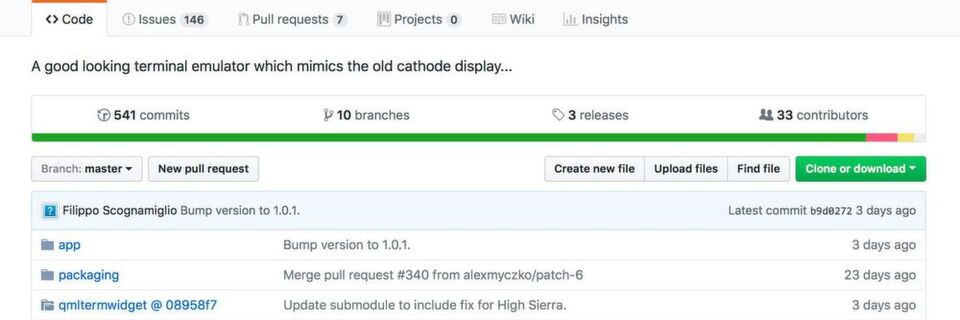 Ein typisches Git-Repository von Open-Source-Entwicklern: Der Code ist für alle einsehbar. Wer das nicht möchte, muss zu einem Tarif mit privaten Repositorien greifen. Ein typisches Git-Repository von Open-Source-Entwicklern: Der Code ist für alle einsehbar. Wer das nicht möchte, muss zu einem Tarif mit privaten Repositorien greifen.