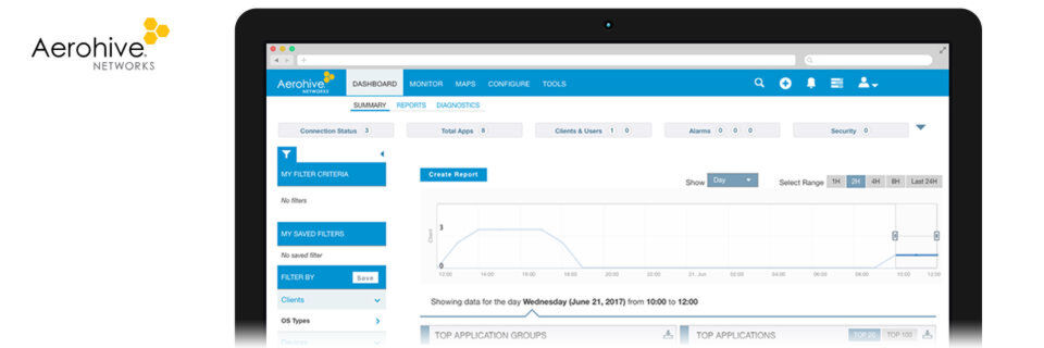 Das Tool für die Spektralanalyse fügt sich nahtlos in die Alarmierungs- und Troubleshooting-Funktionalität des HiveManager NG ein. Das Tool für die Spektralanalyse fügt sich nahtlos in die Alarmierungs- und Troubleshooting-Funktionalität des HiveManager NG ein.