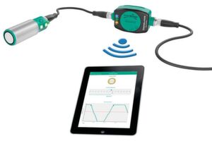 Die Smart-Bridge von Pepperl+Fuchs verbindet Sensoren an der Maschinensteuerung vorbei mit übergeordneten Systemen. Die Smart-Bridge von Pepperl+Fuchs verbindet Sensoren an der Maschinensteuerung vorbei mit übergeordneten Systemen.