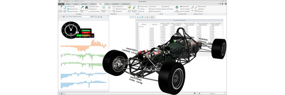 Die Produkterweiterung „Creo Product Insight 5“ für das Design-Studio Creo. Die Produkterweiterung „Creo Product Insight 5“ für das Design-Studio Creo.