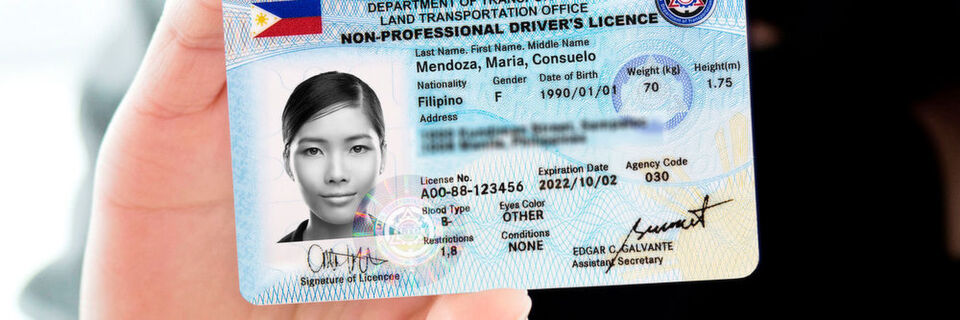 Rund 1 Million philippinische Bürger besitzen einen biometrischen Führerschein Rund 1 Million philippinische Bürger besitzen einen biometrischen Führerschein