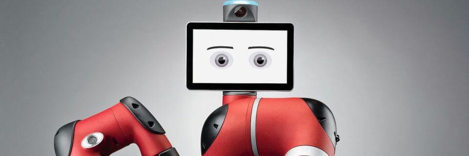 Bei unserem Produkttester montiert und inspiziert der Cobot Sawyer Sensoren, Entfroster und Elektronikbauteile. Rethink Robotics hat seinen Roboter mit einer Kamera von Cognex ausgestattet. Bei unserem Produkttester montiert und inspiziert der Cobot Sawyer Sensoren, Entfroster und Elektronikbauteile. Rethink Robotics hat seinen Roboter mit einer Kamera von Cognex ausgestattet.