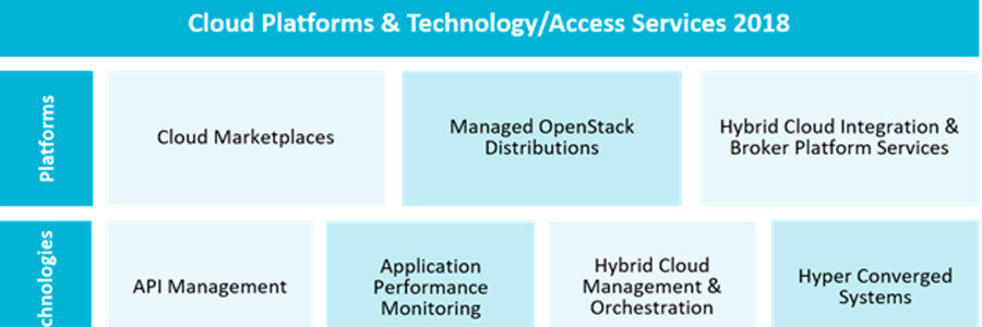 ISG Research untersuchte die Marktsegmente Cloud Platforms & Technology/Access Services. ISG Research untersuchte die Marktsegmente Cloud Platforms & Technology/Access Services.