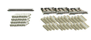 Abbildung 3: Eine 36x40G-QSFP-Line-Card im Vergleich zu 48x10G-SFP+-Line-Cards für die Unterstützung von 144 10-Gigabit-Links Abbildung 3: Eine 36x40G-QSFP-Line-Card im Vergleich zu 48x10G-SFP+-Line-Cards für die Unterstützung von 144 10-Gigabit-Links