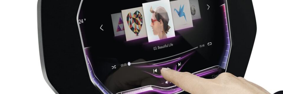 Das Touch-Display mit dreidimensionaler Oberfläche von Continental wurde mit der höchsten Auszeichnung „Best of Innovation“ prämiert. Das Touch-Display mit dreidimensionaler Oberfläche von Continental wurde mit der höchsten Auszeichnung „Best of Innovation“ prämiert.