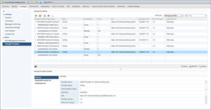 VVOL-Support erfordert mindestens VASA 2.0; aktuell gibt es VASA 3.0 für VVOLs v2. VVOL-Support erfordert mindestens VASA 2.0; aktuell gibt es VASA 3.0 für VVOLs v2.