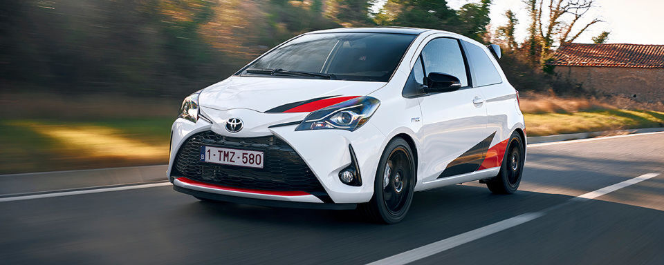 Der Toyota Yaris GRMN ist das erste Power-Modell des japanischen Herstellers. Das Kürzel steht für „Gazoo Racing Masters of Nürburgring“. Der Toyota Yaris GRMN ist das erste Power-Modell des japanischen Herstellers. Das Kürzel steht für „Gazoo Racing Masters of Nürburgring“.
