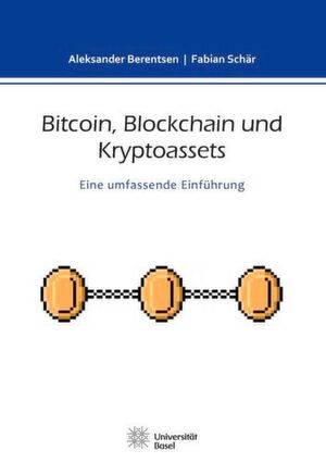 Dieses Buch (ISBN-13: 9783738653922, Verlag: Books on Demand) beinhaltet sämtliche Informationen, die zum Verständnis der Blockchain-Technologie benötigt werden. Aleksander Berentsen ist Professor für Wirtschaftstheorie an der Universität Basel. Fabian Schär ist Unternehmensberater im Bereich Digital Banking und als Blockchain-Dozent an der Universität Basel tätig. Dieses Buch (ISBN-13: 9783738653922, Verlag: Books on Demand) beinhaltet sämtliche Informationen, die zum Verständnis der Blockchain-Technologie benötigt werden. Aleksander Berentsen ist Professor für Wirtschaftstheorie an der Universität Basel. Fabian Schär ist Unternehmensberater im Bereich Digital Banking und als Blockchain-Dozent an der Universität Basel tätig.