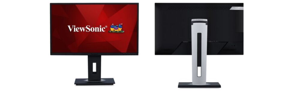 Das 24-Zoll-Full-HD-Display des Viewsonic VG2448 ist höhenverstellbar und in die Vertikale drehbar. Für weite Blickwinkel ohne Farb- und Kontrastveränderung sorgt ein IPS-Panel. Das 24-Zoll-Full-HD-Display des Viewsonic VG2448 ist höhenverstellbar und in die Vertikale drehbar. Für weite Blickwinkel ohne Farb- und Kontrastveränderung sorgt ein IPS-Panel.