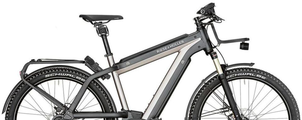 Mit neuem Powertube-Akku: Riese & Müller Supercharger. Mit neuem Powertube-Akku: Riese & Müller Supercharger.