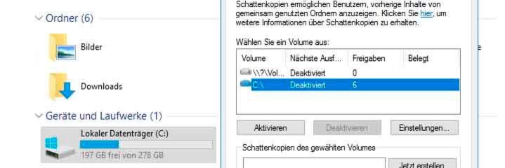 Schattenkopien schützen Dateiserver, Arbeitsplatzrechner und auch private Rechner vor Ransomware. Dazu muss die Funktion jedoch aktiviert werden. Schattenkopien schützen Dateiserver, Arbeitsplatzrechner und auch private Rechner vor Ransomware. Dazu muss die Funktion jedoch aktiviert werden.