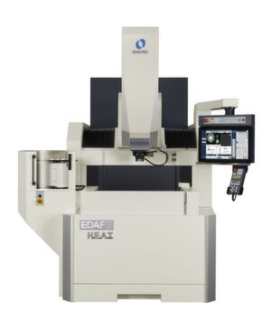 The upgraded EDAF series now has a new design and Makino’s popular H.E.A.T. technology. The upgraded EDAF series now has a new design and Makino’s popular H.E.A.T. technology.