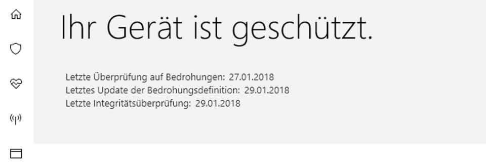 Im Windows Defender Security Center werden relevante Sicherheitseinstellungen von Windows 10 vorgenommen. Hier wird auch der überwachte Ordnerzugriff konfiguriert. Im Windows Defender Security Center werden relevante Sicherheitseinstellungen von Windows 10 vorgenommen. Hier wird auch der überwachte Ordnerzugriff konfiguriert.