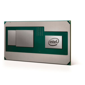 Der Kaby-Lake-G-Prozessor von Intel mit vier Prozessorkernen integriert eine Radeon-Vega-GPU von AMD mit HBM2-Speicher auf einem gemeinsamen Modul. Der Kaby-Lake-G-Prozessor von Intel mit vier Prozessorkernen integriert eine Radeon-Vega-GPU von AMD mit HBM2-Speicher auf einem gemeinsamen Modul.
