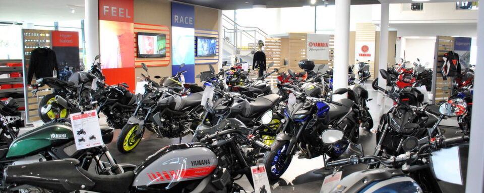 Feel the Race: Die Neuzulassungskurve im Januar 2018 zeigt wieder nach oben. Händler wie hier zum Beispiel Motorradpsort Holzleitner in Winhöring freuen sich auf die neue Saison. Feel the Race: Die Neuzulassungskurve im Januar 2018 zeigt wieder nach oben. Händler wie hier zum Beispiel Motorradpsort Holzleitner in Winhöring freuen sich auf die neue Saison.