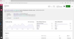Das Microsoft Visual Studio App Center bietet wichtige Reporting-Funktionen wie Absturzberichte oder Echtzeit-Nutzungsstatistiken. Das Microsoft Visual Studio App Center bietet wichtige Reporting-Funktionen wie Absturzberichte oder Echtzeit-Nutzungsstatistiken.