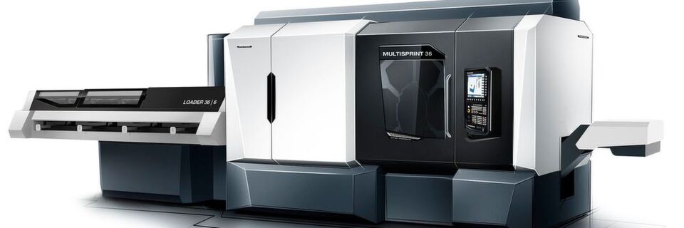 Ein gutes Design kann die Benutzerfreundlichkeit steigern – dieses Mehrspindlerkonzept stammt von DMG Mori und folgt dem „Stealth Design“. Ein gutes Design kann die Benutzerfreundlichkeit steigern – dieses Mehrspindlerkonzept stammt von DMG Mori und folgt dem „Stealth Design“.