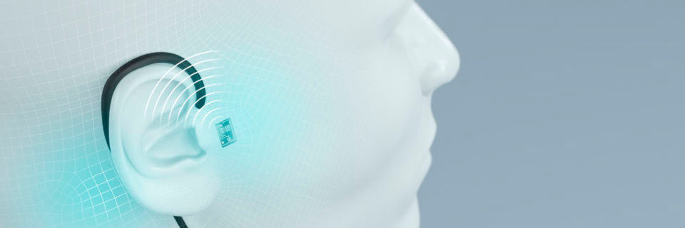 Simulation: Bei der Lösung komplexer medizinischer Fragestellungen, etwa bei der Unterdrückung des Tinnitus, gewinnen intelligente, vernetzte Implantate immer mehr an Bedeutung. Simulation: Bei der Lösung komplexer medizinischer Fragestellungen, etwa bei der Unterdrückung des Tinnitus, gewinnen intelligente, vernetzte Implantate immer mehr an Bedeutung.