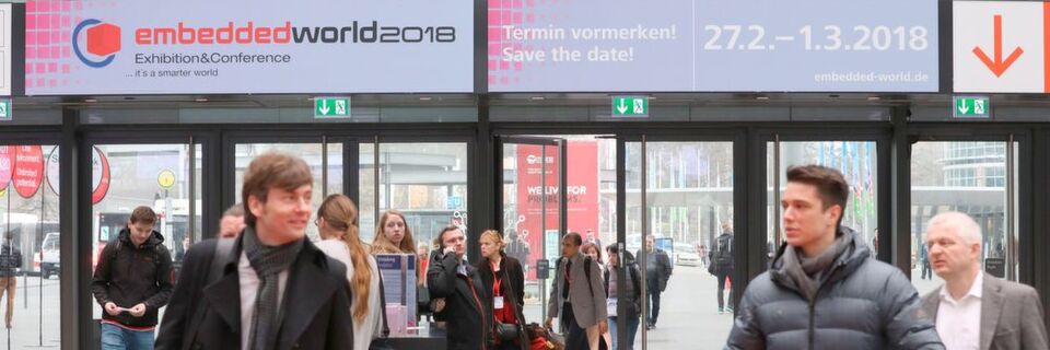 Die embedded World 2018 findet vom 27.2.-1.3. in Nürnberg statt. Die embedded World 2018 findet vom 27.2.-1.3. in Nürnberg statt.