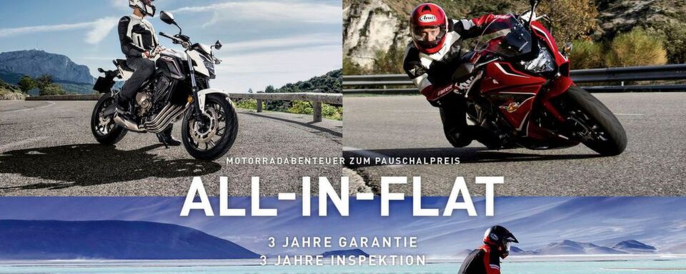 Künftig kommen noch mehr Modelle in den Genuss von Hondas All-in-Flatrate. Künftig kommen noch mehr Modelle in den Genuss von Hondas All-in-Flatrate.