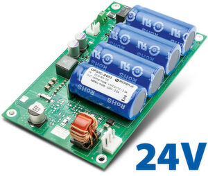 Das Modell „UPSIC-2403“ - 24 VDC / 3 A - bietet wie die 12-Volt-Vatiante einen aktiven Verpolungsschutz, ein Power Fail Signal über einen Relaiskontakt und eine kostenlose Software mit Timer-Funktion. Das Modell „UPSIC-2403“ - 24 VDC / 3 A - bietet wie die 12-Volt-Vatiante einen aktiven Verpolungsschutz, ein Power Fail Signal über einen Relaiskontakt und eine kostenlose Software mit Timer-Funktion.