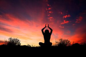 Yoga zum entspannen: Mithilfe von virtueller Realität können kranke und alte Menschen leichte Übungen mitmachen. Die Firma Anders VR testet den Einsatz von VR im therapeutischen Einsatz. Yoga zum entspannen: Mithilfe von virtueller Realität können kranke und alte Menschen leichte Übungen mitmachen. Die Firma Anders VR testet den Einsatz von VR im therapeutischen Einsatz.