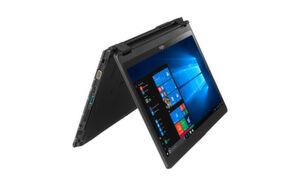 Beim Lifebook P728 ist das 12,5-Zoll-Display durch zwei 360-Grad-Scharniere mit dem Magnesium-Chassis verbunden. Beim Lifebook P728 ist das 12,5-Zoll-Display durch zwei 360-Grad-Scharniere mit dem Magnesium-Chassis verbunden.