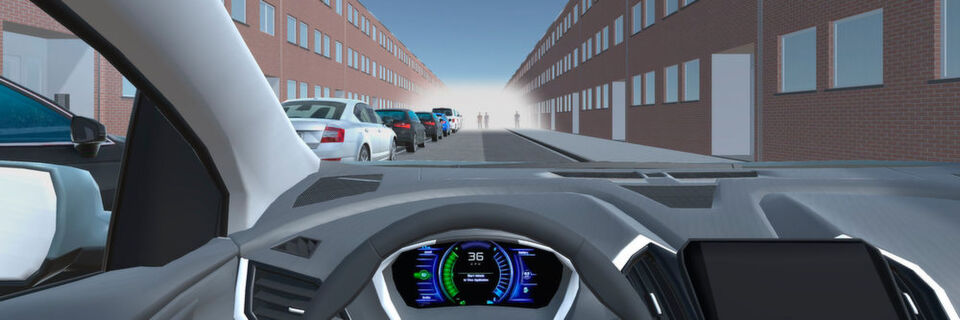 In einer Simulation ließen die Forscher menschliche Fahrer moralische Entscheidungen treffen. In einer Simulation ließen die Forscher menschliche Fahrer moralische Entscheidungen treffen.
