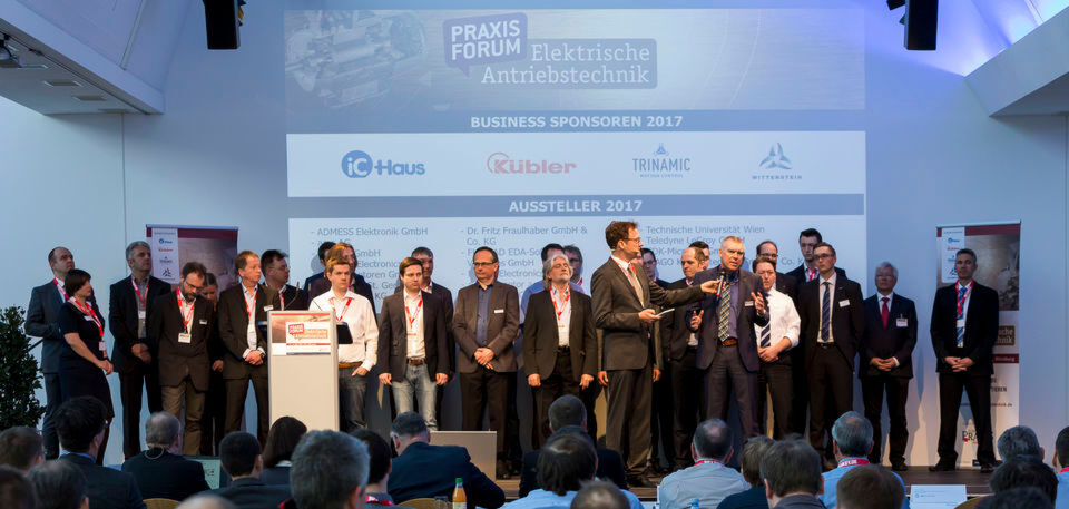 Vom 20. bis zum 22. März 2018 findet das Praxisforum Antriebstechnik statt. Eines der zahlreichen Highlights ist die Live-Demo „Kennfeldvermessung von BLDC-Motoren. Vom 20. bis zum 22. März 2018 findet das Praxisforum Antriebstechnik statt. Eines der zahlreichen Highlights ist die Live-Demo „Kennfeldvermessung von BLDC-Motoren.