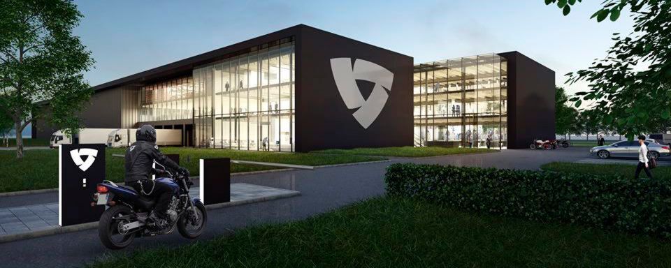 Der niederländische Motorradbekleidungshersteller Rev'it zieht Ende 2019 in neue Headquarters. Der niederländische Motorradbekleidungshersteller Rev'it zieht Ende 2019 in neue Headquarters.