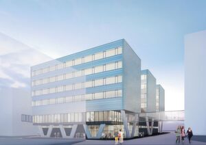 Bis Herbst 2019 wird am Unternehmenssitz in Hart bei Graz ein modernes, sechsgeschossiges Bürogebäude mit Innovationszentrum entstehen. Bis Herbst 2019 wird am Unternehmenssitz in Hart bei Graz ein modernes, sechsgeschossiges Bürogebäude mit Innovationszentrum entstehen.