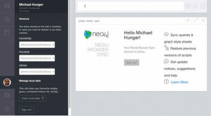 Mit dem Neo4J-Browser lassen sich unter anderem Abfragen synchronisieren, Versionen verwalten und Graph-Stile wählen. Mit dem Neo4J-Browser lassen sich unter anderem Abfragen synchronisieren, Versionen verwalten und Graph-Stile wählen.