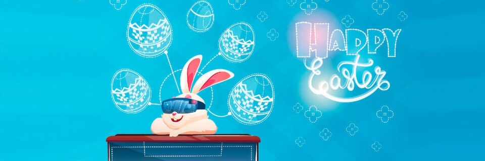 Auch der Osterhase kommt an der Technik-Welt nicht vorbei. Auch der Osterhase kommt an der Technik-Welt nicht vorbei.