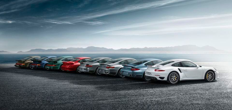 Porsche 911 Turbo Generationentreffen Porsche 911 Turbo Generationentreffen