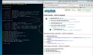 Skipfish bereitet die gescannten Server übersichtlich in einem HTML-Dokument auf. Skipfish bereitet die gescannten Server übersichtlich in einem HTML-Dokument auf.