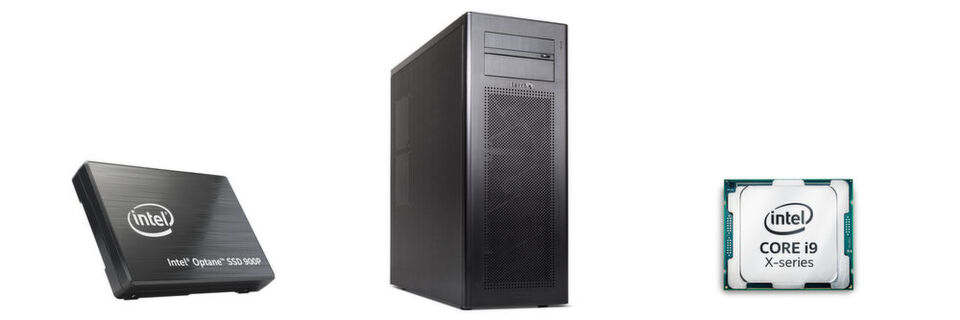 Der Hochleistungsrechner Terra PC-Business 8000 von Wortmann ist mit einem Core-i9-X-Prozessor und einer Optane-SSD von Intel bestückt. Der Hochleistungsrechner Terra PC-Business 8000 von Wortmann ist mit einem Core-i9-X-Prozessor und einer Optane-SSD von Intel bestückt.