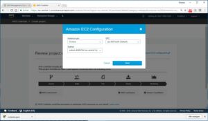 Bei der Verwendung von EC2-Instanzen lässt sich die Konfiguration direkt innerhalb eines CodeStar-Projekts ändern. Bei der Verwendung von EC2-Instanzen lässt sich die Konfiguration direkt innerhalb eines CodeStar-Projekts ändern.
