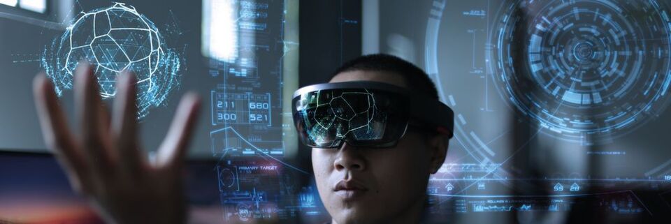 Mit Augmented Reality können neue Arbeitsplätze effizienter geplant werden. Mit Augmented Reality können neue Arbeitsplätze effizienter geplant werden.