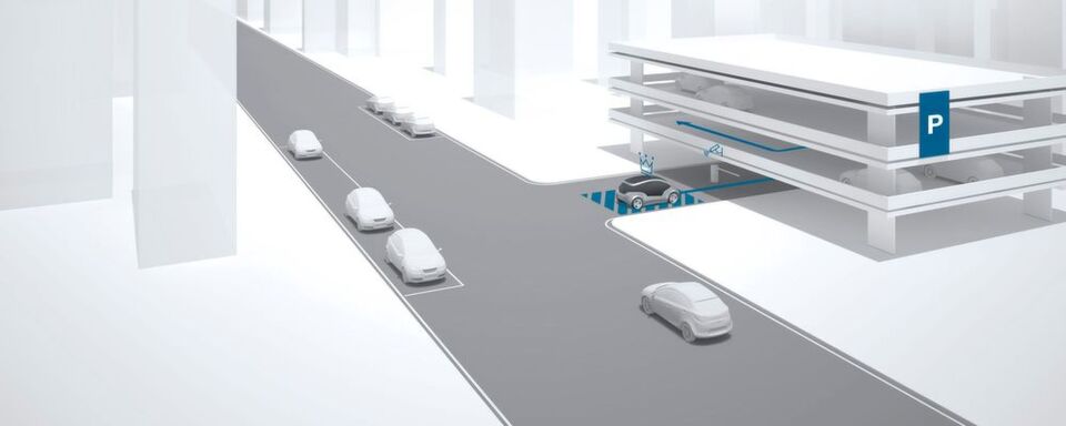 Automated Valet Parking ist ein wichtiger Meilenstein auf dem Weg zum autonomen Fahren. Automated Valet Parking ist ein wichtiger Meilenstein auf dem Weg zum autonomen Fahren.