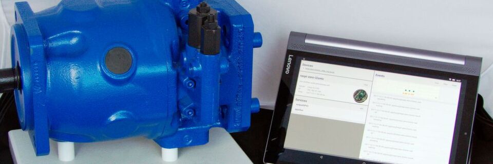 Als Anwendungsbeispiel haben die Forscher des Fraunhofer IDMT eine Axialkolbenpumpe gewählt. Als Anwendungsbeispiel haben die Forscher des Fraunhofer IDMT eine Axialkolbenpumpe gewählt.