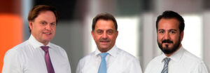 The three MDs (l-r): Ditmar Ertel, Georg Eckerle and Memo Ildirar. Ildirar notes: “We see clear advantages in attracting a long-term and financially strong owner.” “Indutrade is banking on growth due to a structured and proven acquisition strategy, ” notes Ertel and Eckerle. The three MDs (l-r): Ditmar Ertel, Georg Eckerle and Memo Ildirar. Ildirar notes: “We see clear advantages in attracting a long-term and financially strong owner.” “Indutrade is banking on growth due to a structured and proven acquisition strategy, ” notes Ertel and Eckerle.